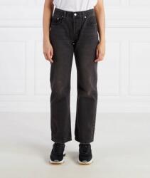 Levi's Levi S Fekete Farmer Mom Jeans Magas Derekú Egyenes Szárú 24X30 7BA
