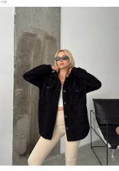  Fekete Puha Ing Zsebekkel Oversize S 5IA