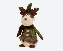 Action Jávorszarvas figura sapkában, 45 cm, karácsony (Green)