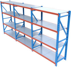 HD Regal FLEX300-Y454 Salgó polcrendszer KOMPLETT 4, 5 m (200 x 60 cm / 4 polc)