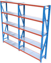 HD Regal FLEX300-Z305 Salgó polcrendszer KOMPLETT 3 m (250 x 40 cm / 5 polc) - hdregal