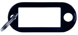 Office Products Kulcscímke, OFFICE PRODUCTS, fekete (10db/csomag) (KCOP10F)
