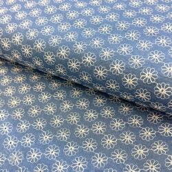  JEANS DENIM VELVET JACQUARD Flowers black - bubulakovo - 6 400 Ft