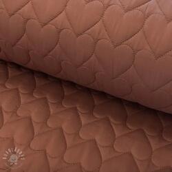 Steppelt anyag WATERPROOF Hearts brown
