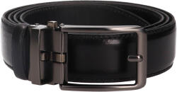 Belt Toro Férfi bőr öv automata csattal Belt Toro Greg - fekete