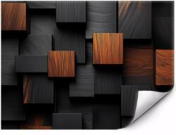 MPINK Öntapadós fotótapéta Fekete-arany geometrikus panelek 400x280 cm (MP-FTAP_5_EST_4X2,8M-0111)