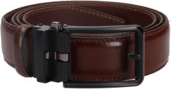 Belt Toro Férfi bőr öv automata csattal Belt Toro Nolan - sötétbarna
