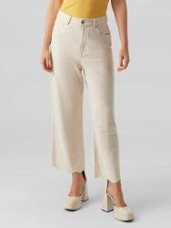 Vero Moda Bézs Farmernadrág Áttört Alsó Résszel És Közepes Derékrésszel 26/32 6FA (10287042)