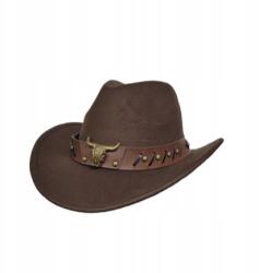  Cowboy sapka western texas retro Bika Koponya szegecsek prémium strasszok 57cm (748119057989)