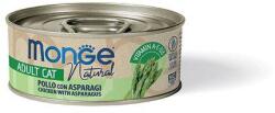 Monge Natural Chicken with asparagus 80g konzerv felnőtt macskáknak csirkehússal és spárgával