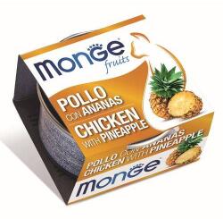 Monge Fruit MONGE Fruits Adult Chicken/Pineapple 80g csirkedarabok ananásszal felnőtt macskáknak