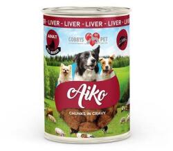 Cobbys Pet Aiko Adult 415g konzerv májjal felnőtt kutyáknak