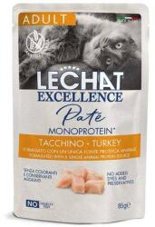 LECHAT Pate Adult Monoprotein Turkey 85g alutasak felnőtt macskáknak pulykahússal