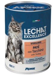 LECHAT STERILISED 400g pulykahúsos pástétom sterilizált macskáknak