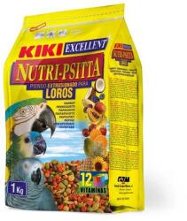 KIKI NUTRI-PSITTA 1kg gyümölcsös granulált eleség nagypapagájoknak
