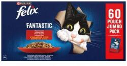 FELIX Fantastic Multipack 60x85g marha/csirke/kacsa/bárány zselében