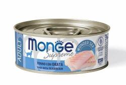 Monge Supreme Adult 80g tonhaldarabok tengeri sügérrel felnőtt macskáknak