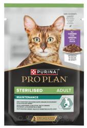 PRO PLAN CAT STERILISED kacsás falatkák szószban 85g alutasakos eledel ivartalanított macskáknak