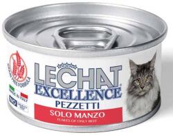 LECHAT FLAKES teljes értékű eledel felnőtt macskáknak marhahússal 80g