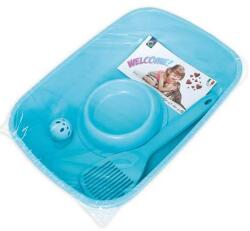 COBBY'S PET Welcome Kit 37x27x8, 5cm kezdő szett kölyök macskáknak (WC, lapát, tál, labda)