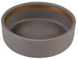 DUVOPLUS DINNER TIME Modern kerámia tál szürke 350ml 12, 7x12, 7x4, 5cm