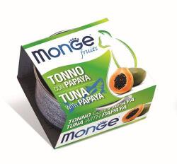 Monge Fruit MONGE Fruits Adult Tuna/Papaya 80g tonhaldarabok papajával felnőtt macskáknak