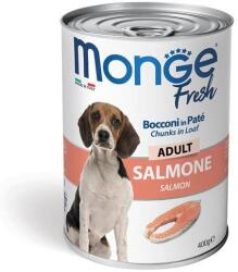 Monge Fresh Adult 400g lazacdarabok pástétomban felnőtt kutyáknak