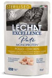 LECHAT Pate Sterilised Monoprotein Chicken 85g alutasak sterilizált macskáknak csirkehússal