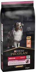 PRO PLAN MEDIUM ADULT SENSITIVE SKIN lazac 14kg-táp közepes fajtájú, érzékeny bőrű felnőtt kutyák számára