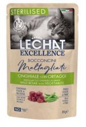 LECHAT LECHAT Maltagliati Sterilised alutasak ivartalanított macskáknak - vaddisznó zöldségekkel 85g / 1db