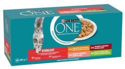 ONE STERILCAT 40x85g lazac+sárgarépa, csirke zöldbabbal, marhahús+sárgarépa, pulyka zöldbabbal