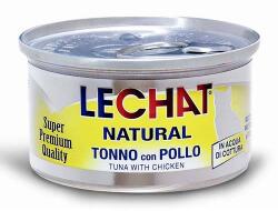 Lechat Natural Tonhal csirkével 80g szuper prémium konzerv felnőtt macskáknak