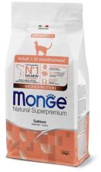 Monge Natural Superpremium Adult 1, 5kg monoprotein eledel lazaccal felnőtt macskáknak
