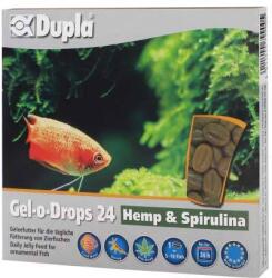 DUPLA Gel-o-Drops 24-Hemp & Spirulina zselé eledel díszhalaknak/ kender és spirulina 12x2g
