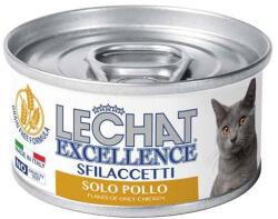 LECHAT FLAKES teljes értékű eledel felnőtt macskáknak csirkehússal 80g