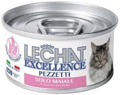 LECHAT FLAKES teljes értékű eledel felnőtt macskáknak sertéshússal 80g