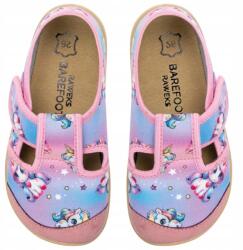 Raweks Barefoot Papucs óvodába Raweks J04 Unicorn méret 27 17, 3 cm