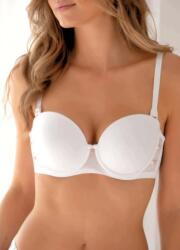 Intimidao melltartó sima bardotka finom push up 90C fehér