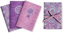 Make Notes Füzet A6/32K sima lila&Pale (3db) (PRP-NS-914)