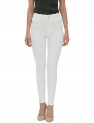 Vero Moda Fehér Cső Farmer Kopásálló Magas Derekú L/32 6FA