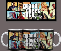  GTA V bögre (Fehér)