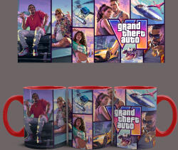  GTA VI bögre (Piros)