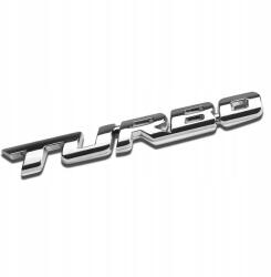 YX Fém embléma Turbo 97mm Ezüst Króm