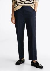 Tommy Hilfiger Sötétkék Elegáns Egyenes Szárú Nadrág Magas Derekú 34 Xta
