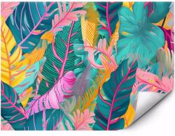 MPINK Öntapadós fotótapéta Pasztell trópusi levelek boho 250x175 cm (MP-FTAP_5_EST_2,5X1,75M-0133)