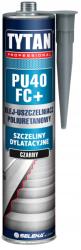 Tytan Tytan PU40 Fc+ Poliuretán tömítő és ragasztó, Fekete, 300ml - dilatációs hézagokhoz (10041498)