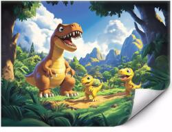 MPINK Fotótapéta Vidám dinoszauruszok az őskori világban 400x280 cm (GP-FTAP_6_VSC_4X2,8M-0070)