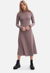 BeWear Elegáns Női Bordás Ruha Világos Világosbarna 40 L (B299 KAKAO L)
