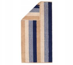 Cawö Pamut törölköző 50x100 cm Coast Repeat 6214 Navy Natur 31 (327099)