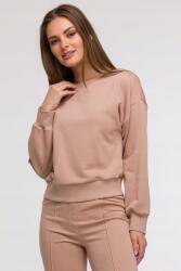 BeWear Női Sima Pamut Melegítőfelső Nyitott Hátrésszel Barna 42 XL (B293 MOCCA XL)